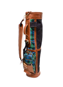 Black Mackenzie OC Tartan Golf Bag- Steurer & Jacoby