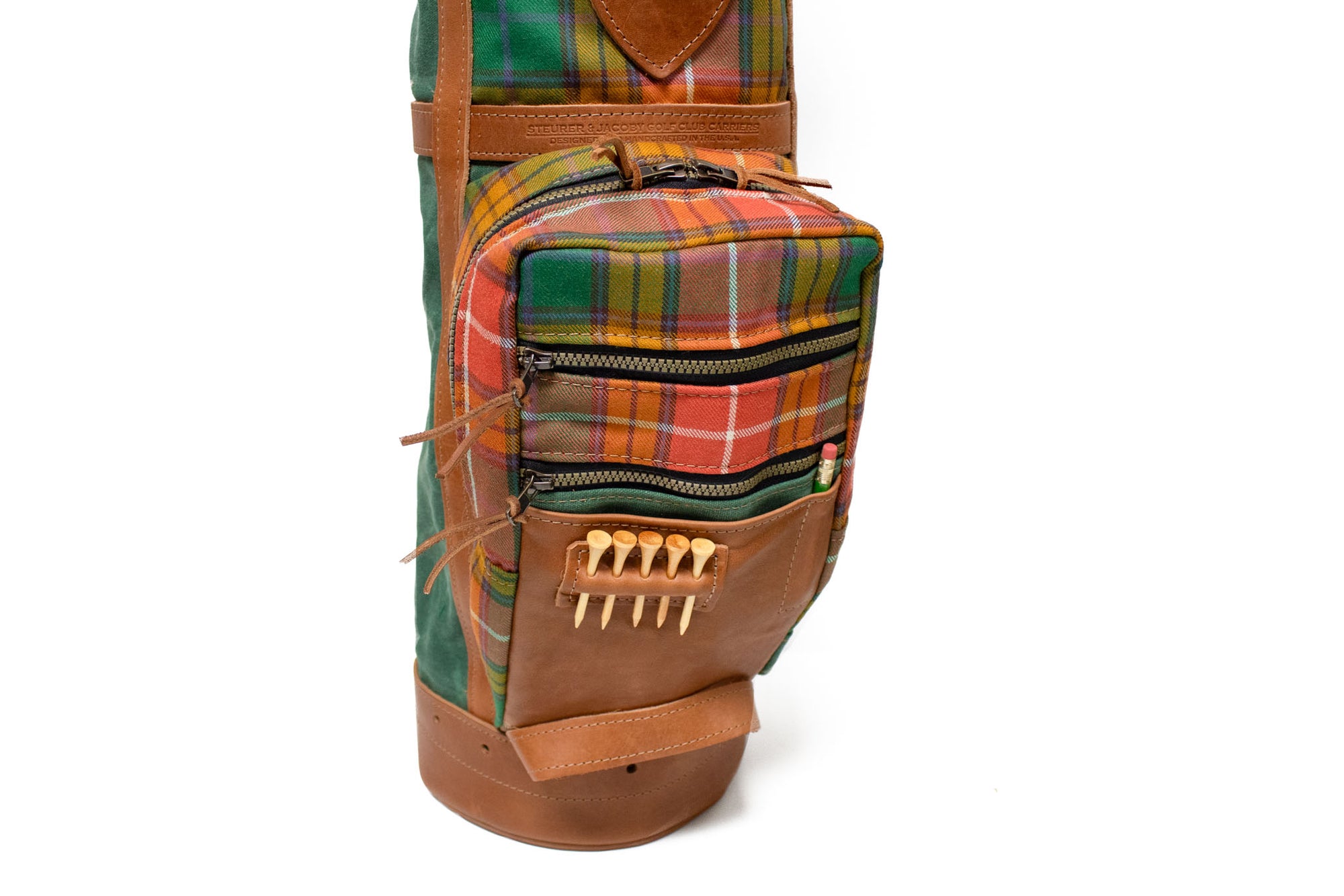 Buchanan Antique Tartan Mackenzie OC Style Golf Bag Ball Pocket- Steurer & Jacoby