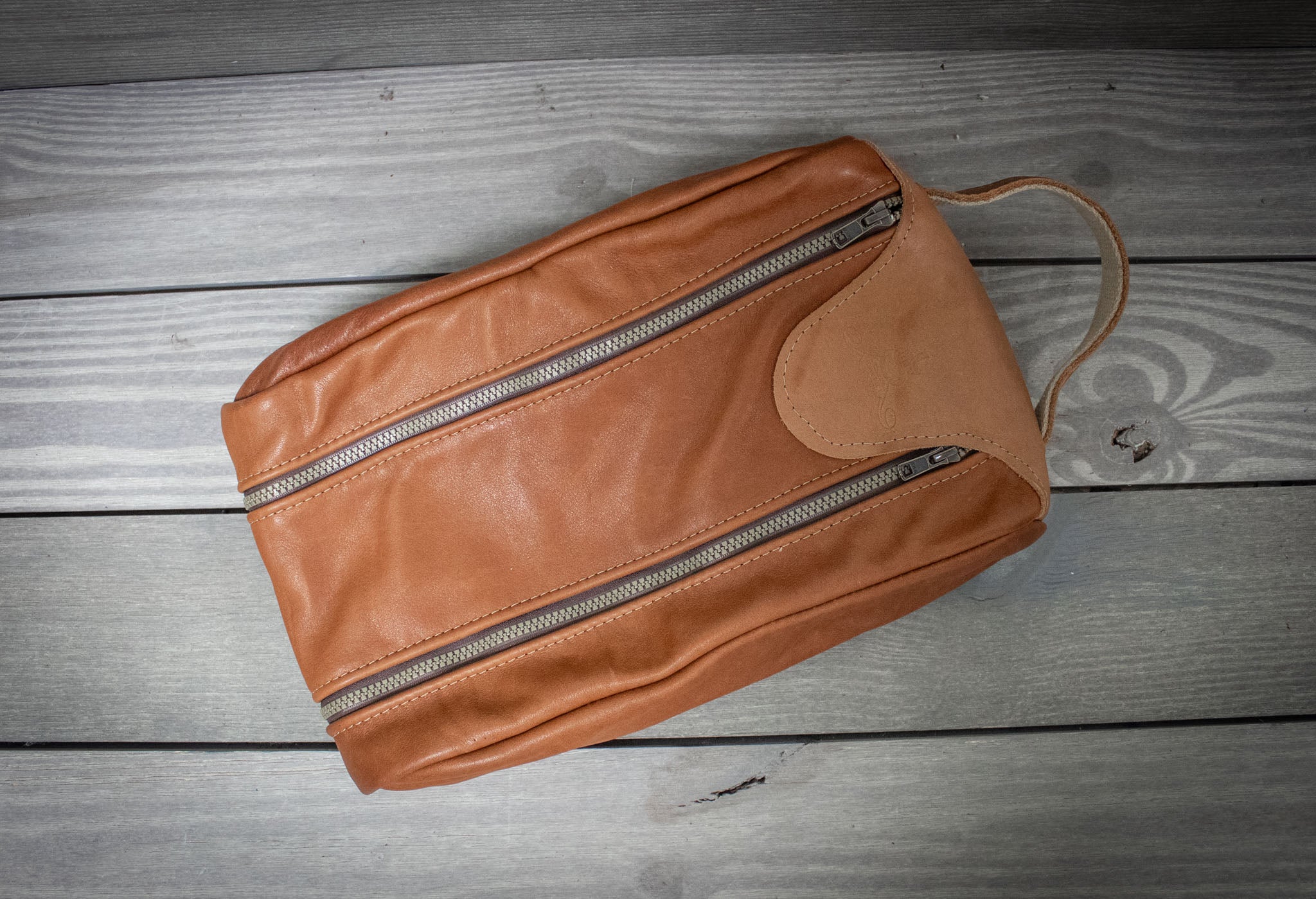 Natural Leather Shoe Bag- Steurer & Jacoby