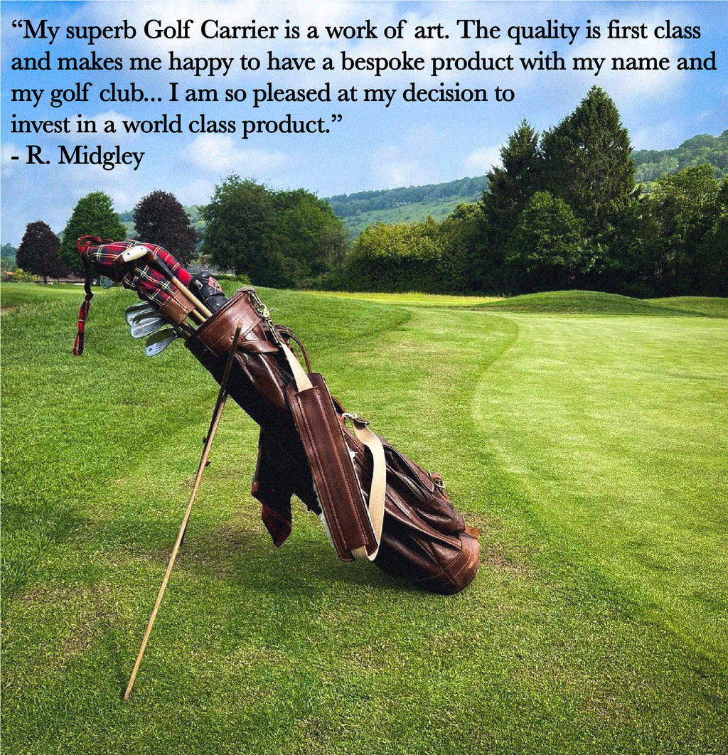 Premium Leather Golf Bag made by Steurer & Jacoby