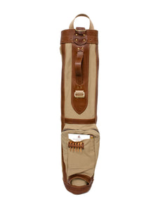 British Tan and Chestnut Leather Pencil Bag- Steurer & Jacoby