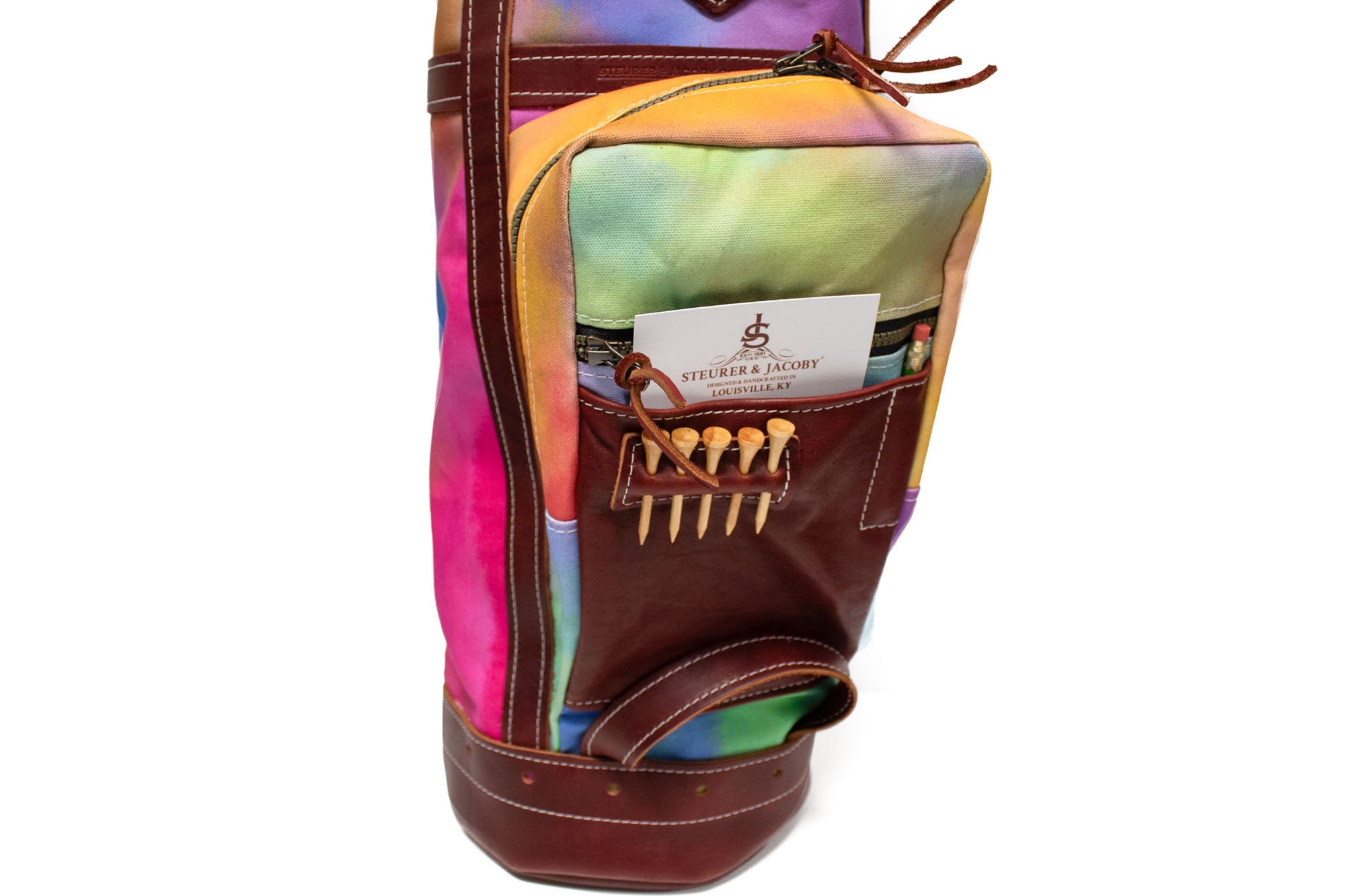 Tie Dye Sunday Golf Bag Ball Pocket-Steurer & Jacoby
