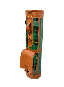 Wallace Green Tartan Sunday Bag Side- Steurer & Jacoby