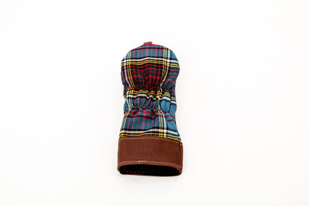 Leather and Wool Tartan Head Cover - Steurer & Jacoby
