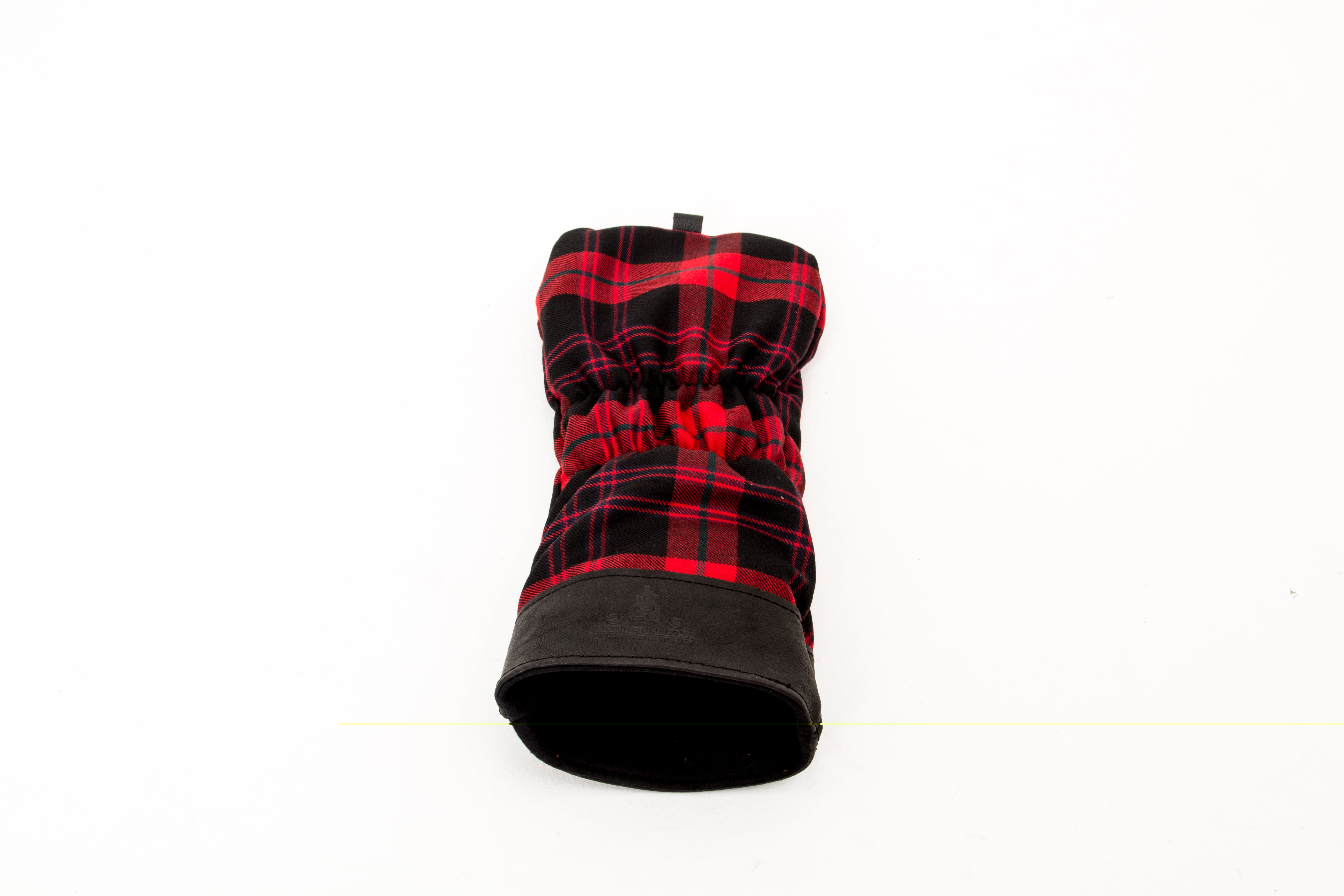 Leather and Wool Tartan Head Cover - Steurer & Jacoby