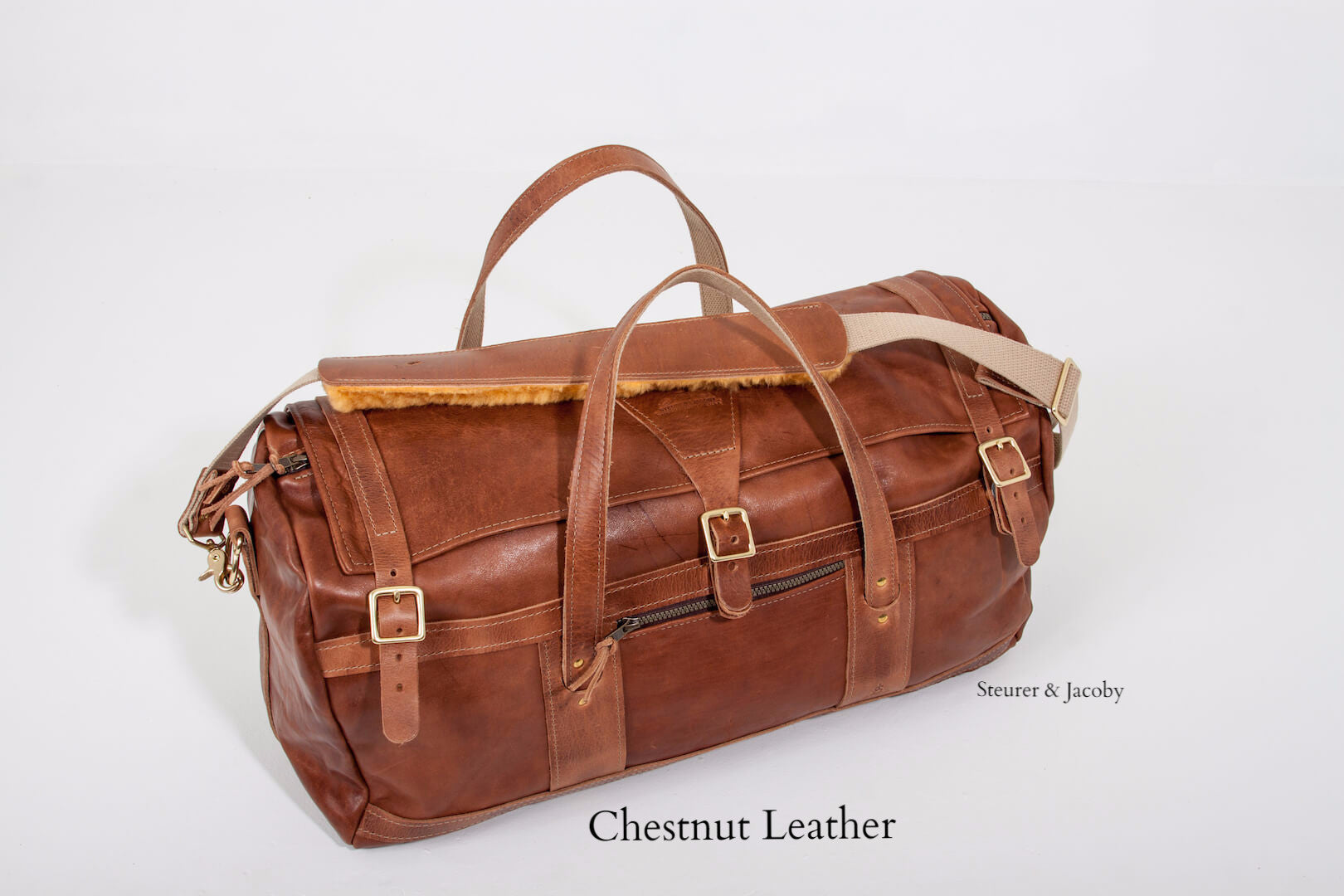 Premium Leather Duffel Bag - Steurer & Jacoby