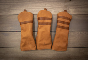 Custom Premium Leather Traditional Style Wood Cover - Steurer & Jacoby