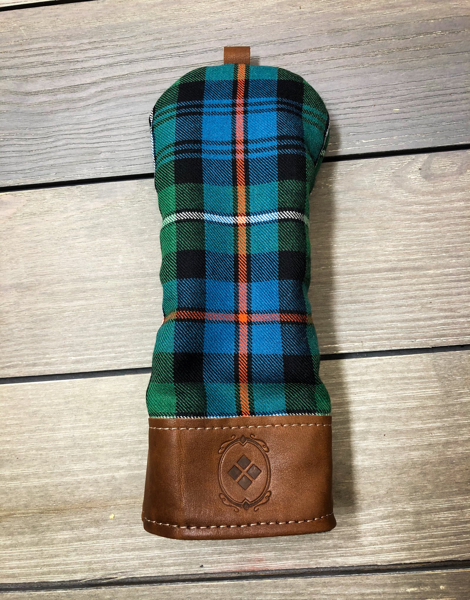 Leather & Wool Tartan Head Cover - Steurer & Jacoby