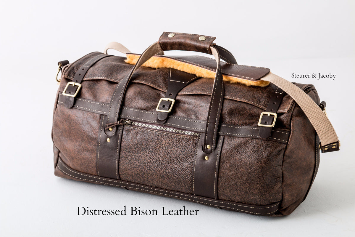 Premium Leather Duffel Bag - Steurer & Jacoby