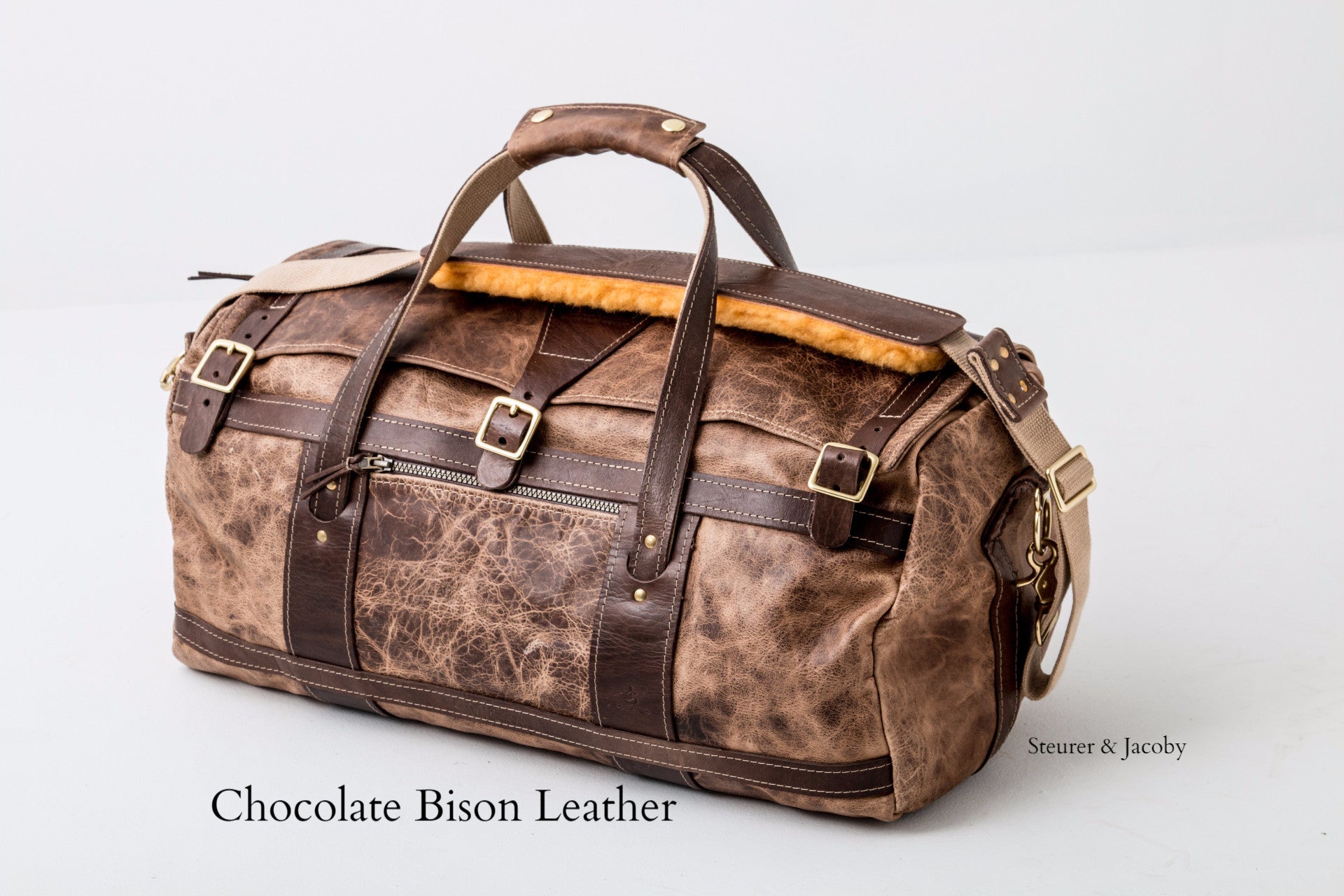 Premium Leather Duffel Bag - Steurer & Jacoby