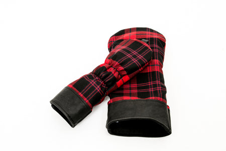 Leather and Wool Tartan Head Cover - Steurer & Jacoby