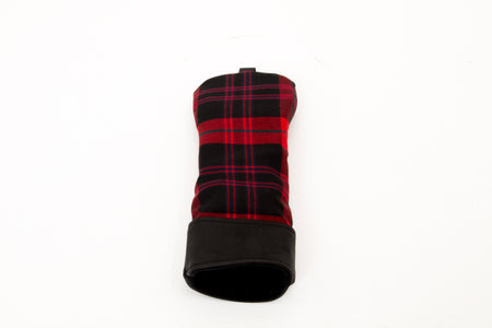 Leather and Wool Tartan Head Cover - Steurer & Jacoby