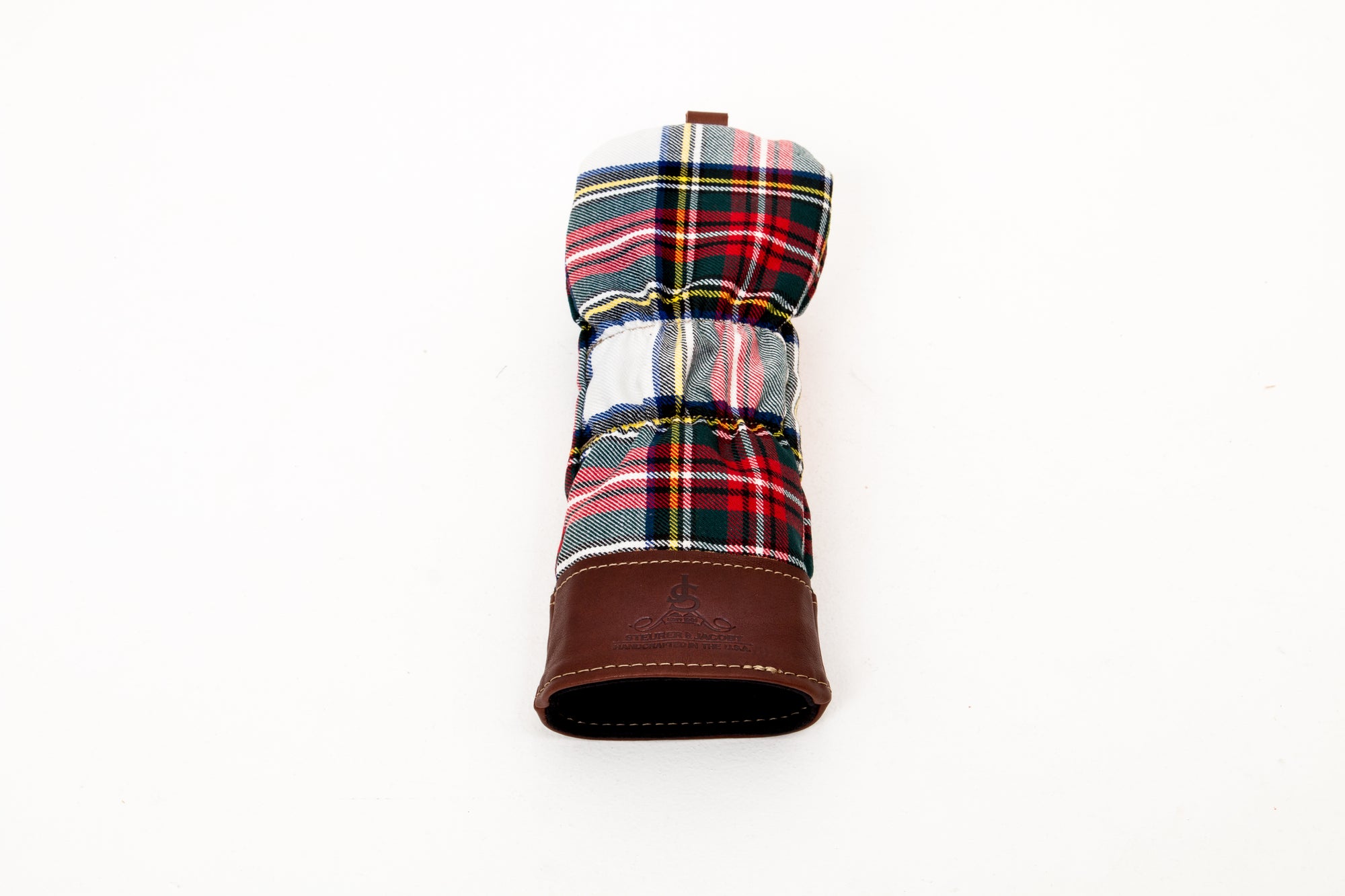 Leather & Wool Tartan Head Cover - Steurer & Jacoby