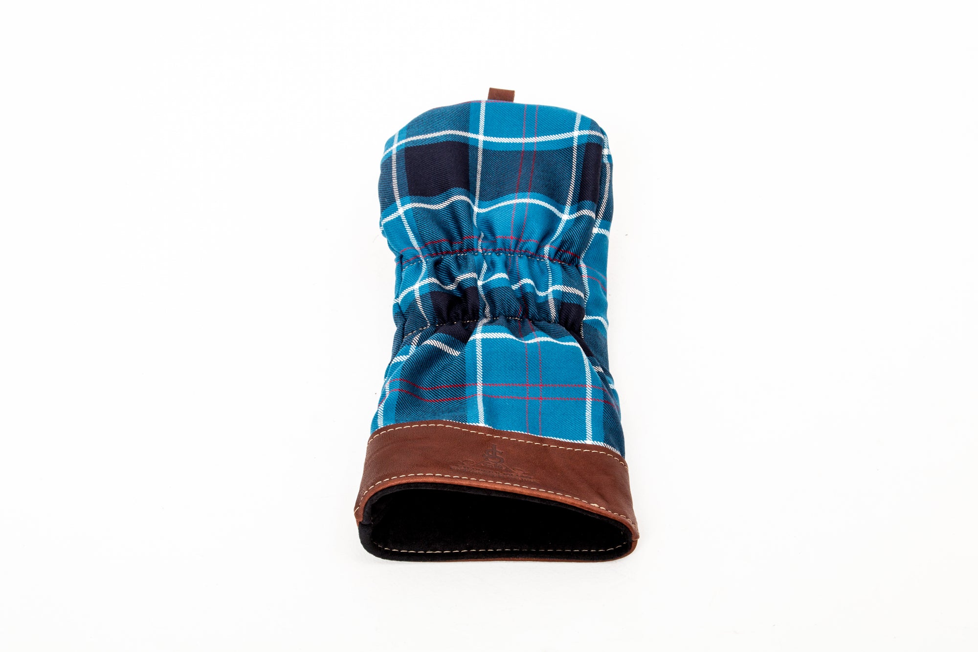 Leather and Wool Tartan Head Cover - Steurer & Jacoby