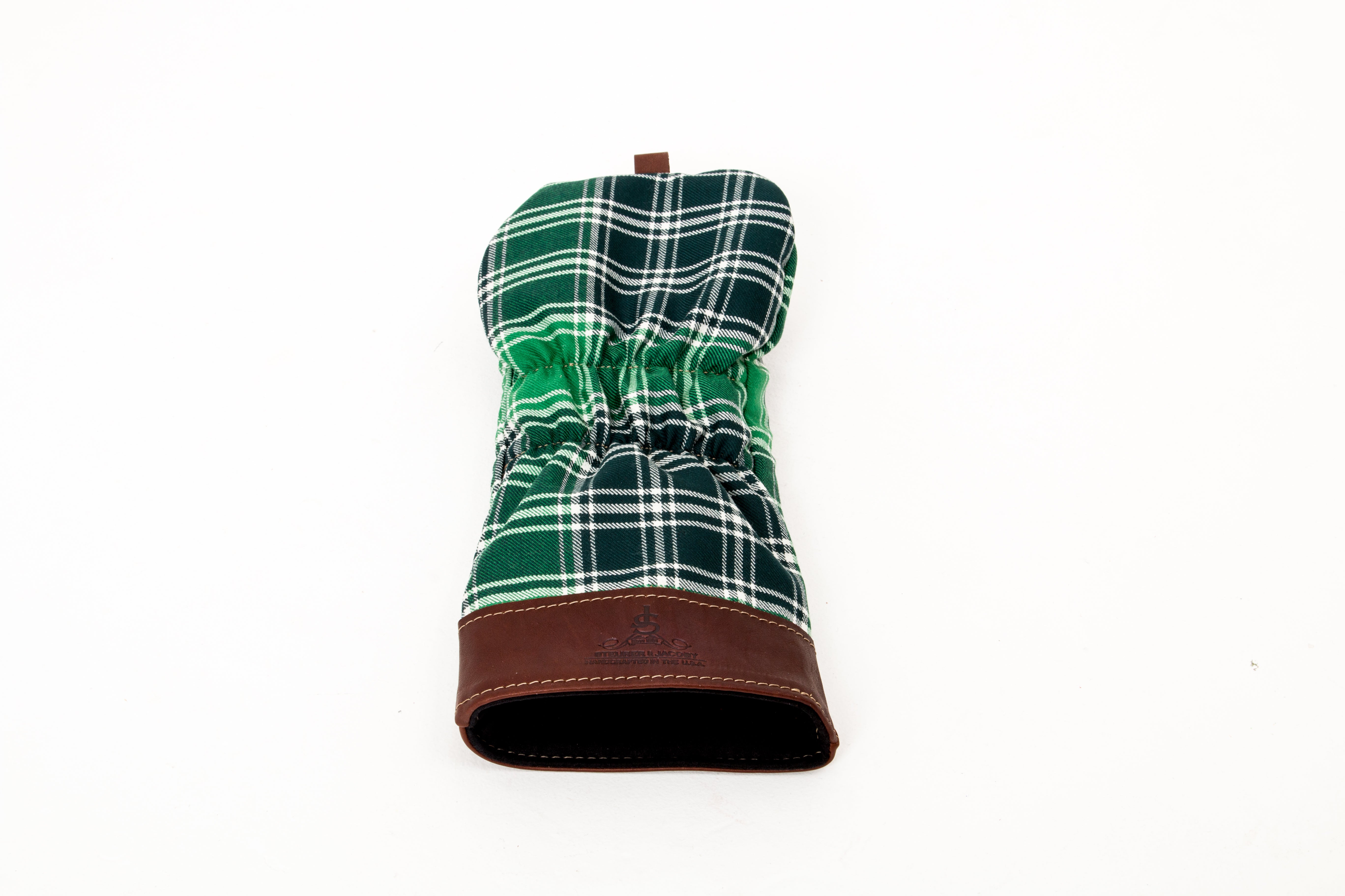 Leather & Wool Tartan Head Cover - Steurer & Jacoby
