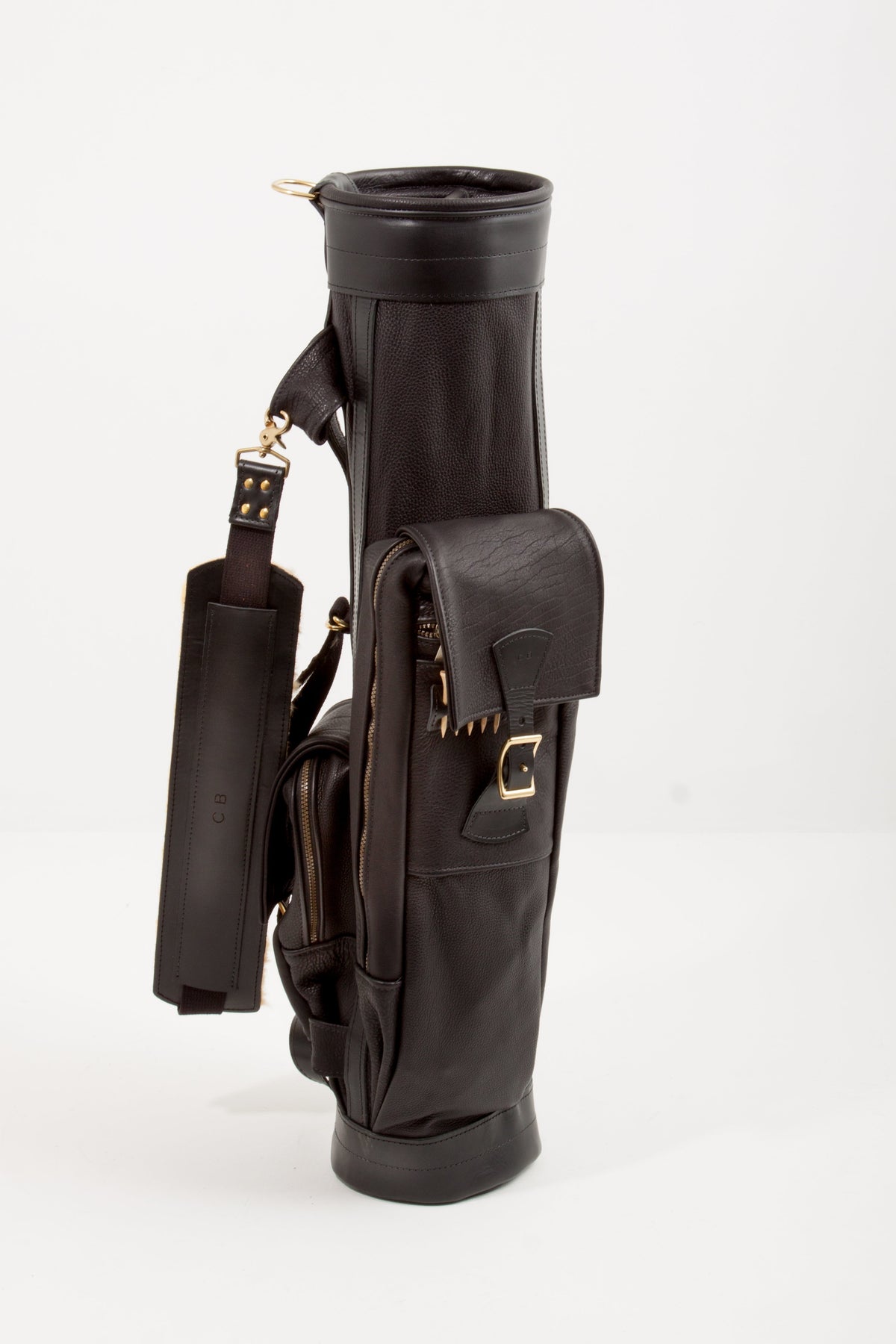 8" Premium Leather Airliner Tour Style Golf Bag - Steurer & Jacoby
