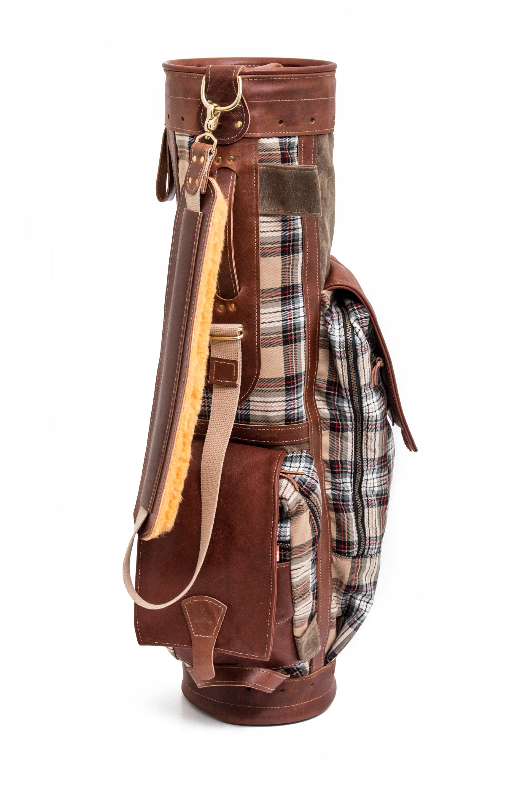 8" Airliner Style Tartan Golf Bag - Steurer & Jacoby