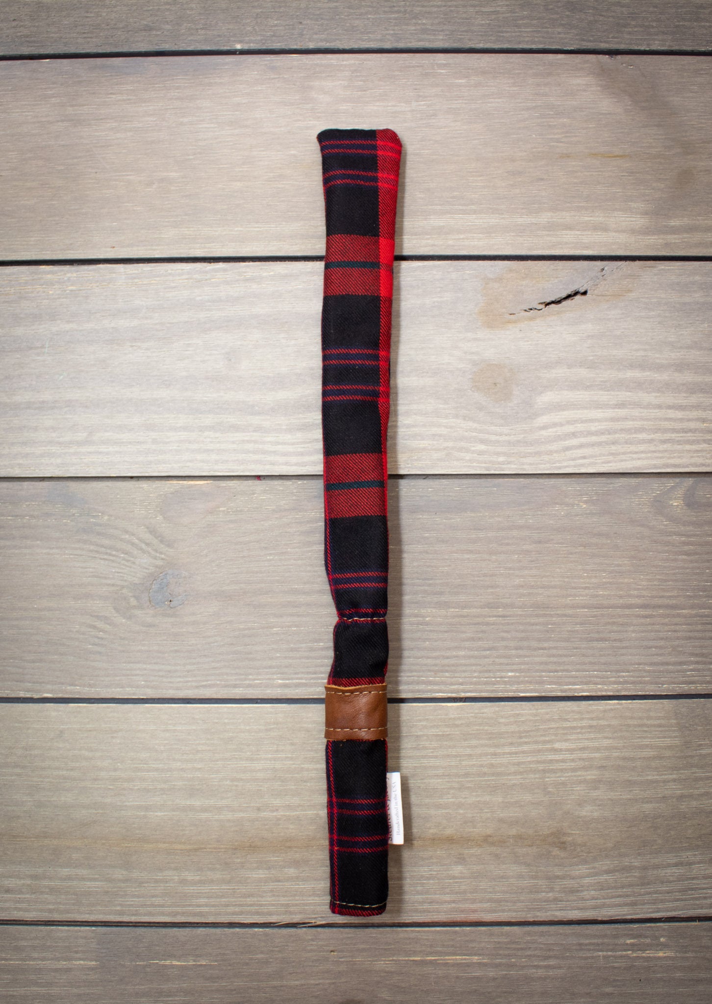 Brown Modern Tartan Alignment Stick Cover- Steurer & Jacoby
