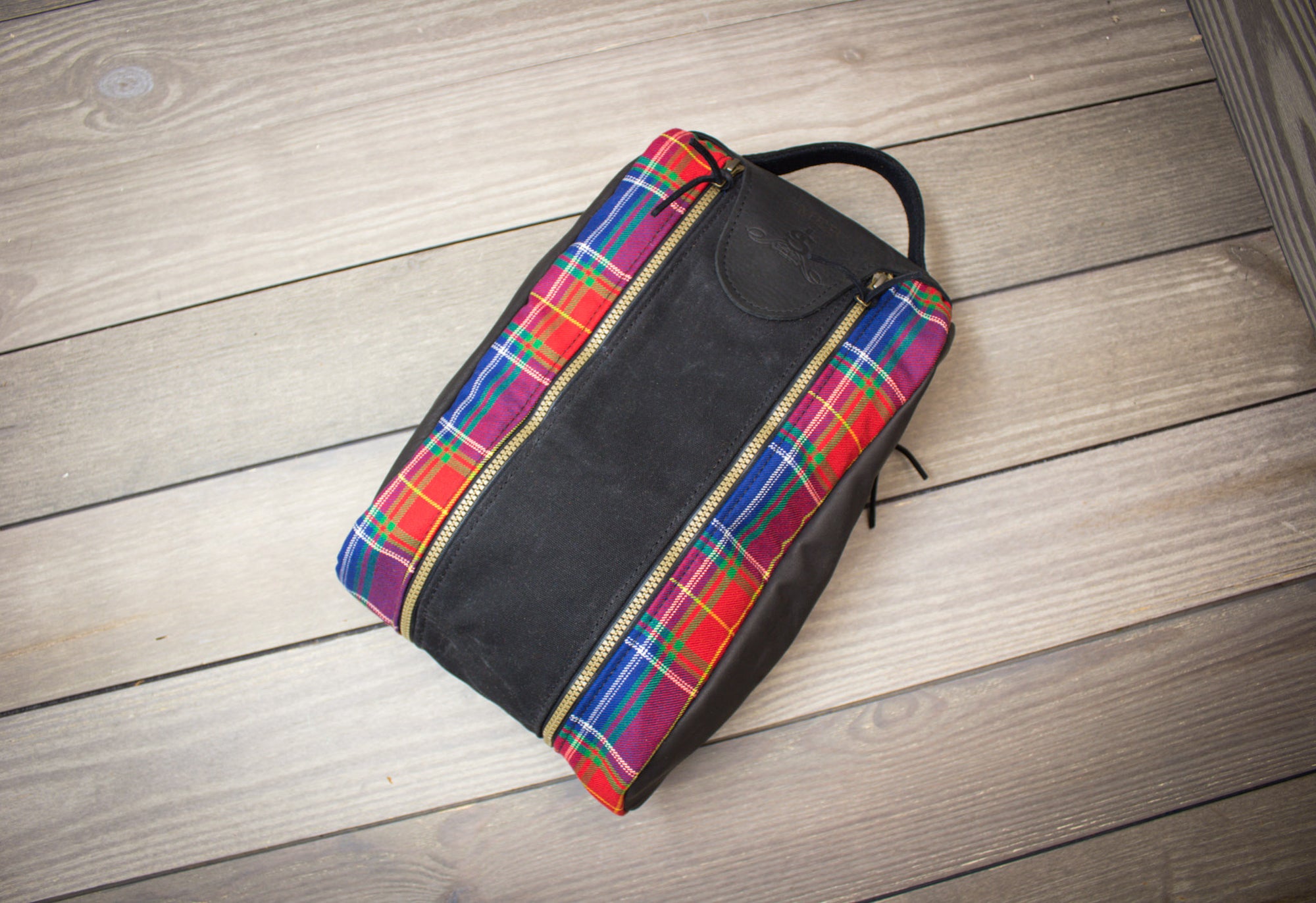 Chinese Scottish Tartan Golf Shoe Bag- Steurer & Jacoby