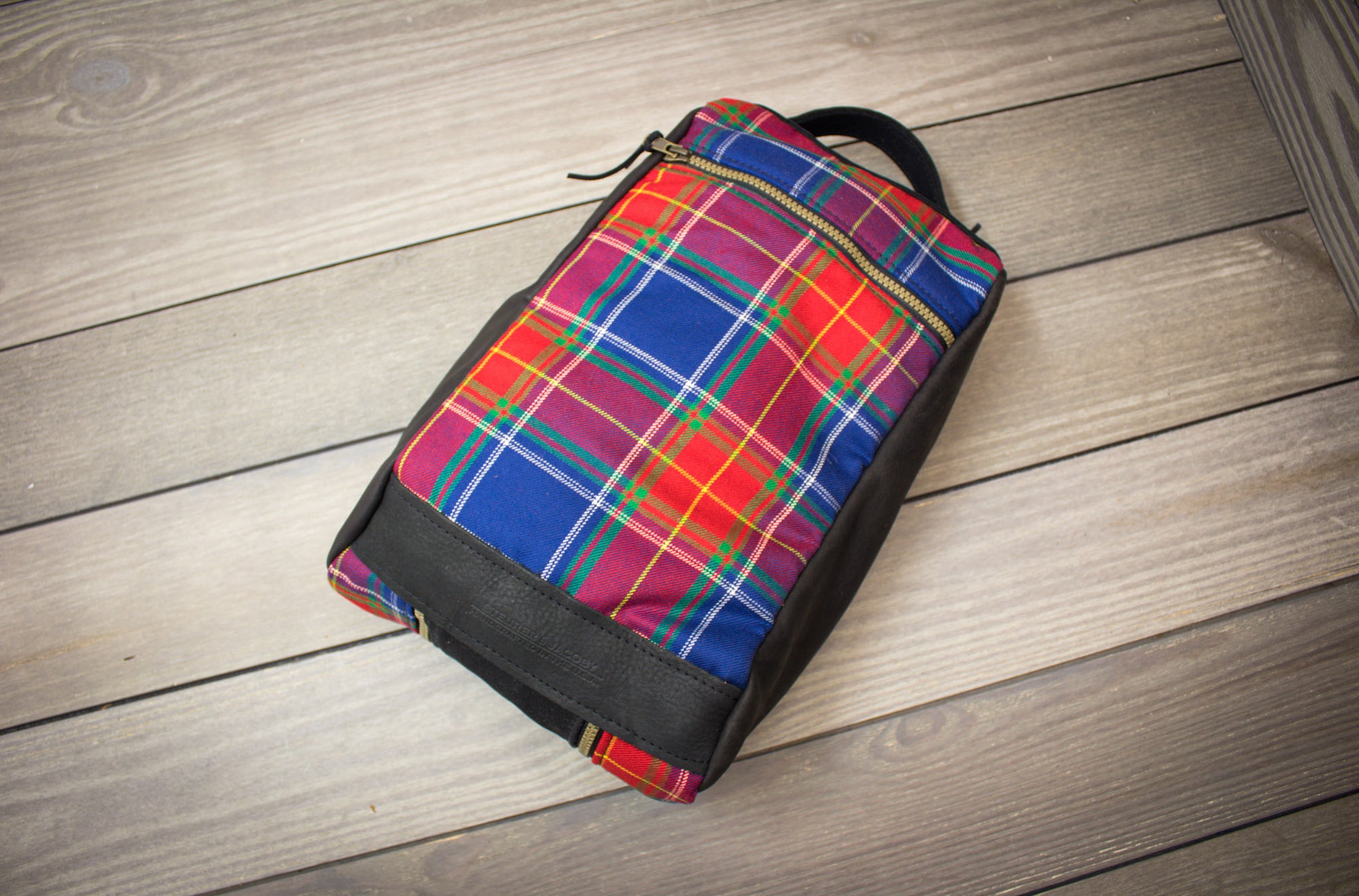 Chinese Scottish Tartan Golf Shoe Bag- Steurer & Jacoby