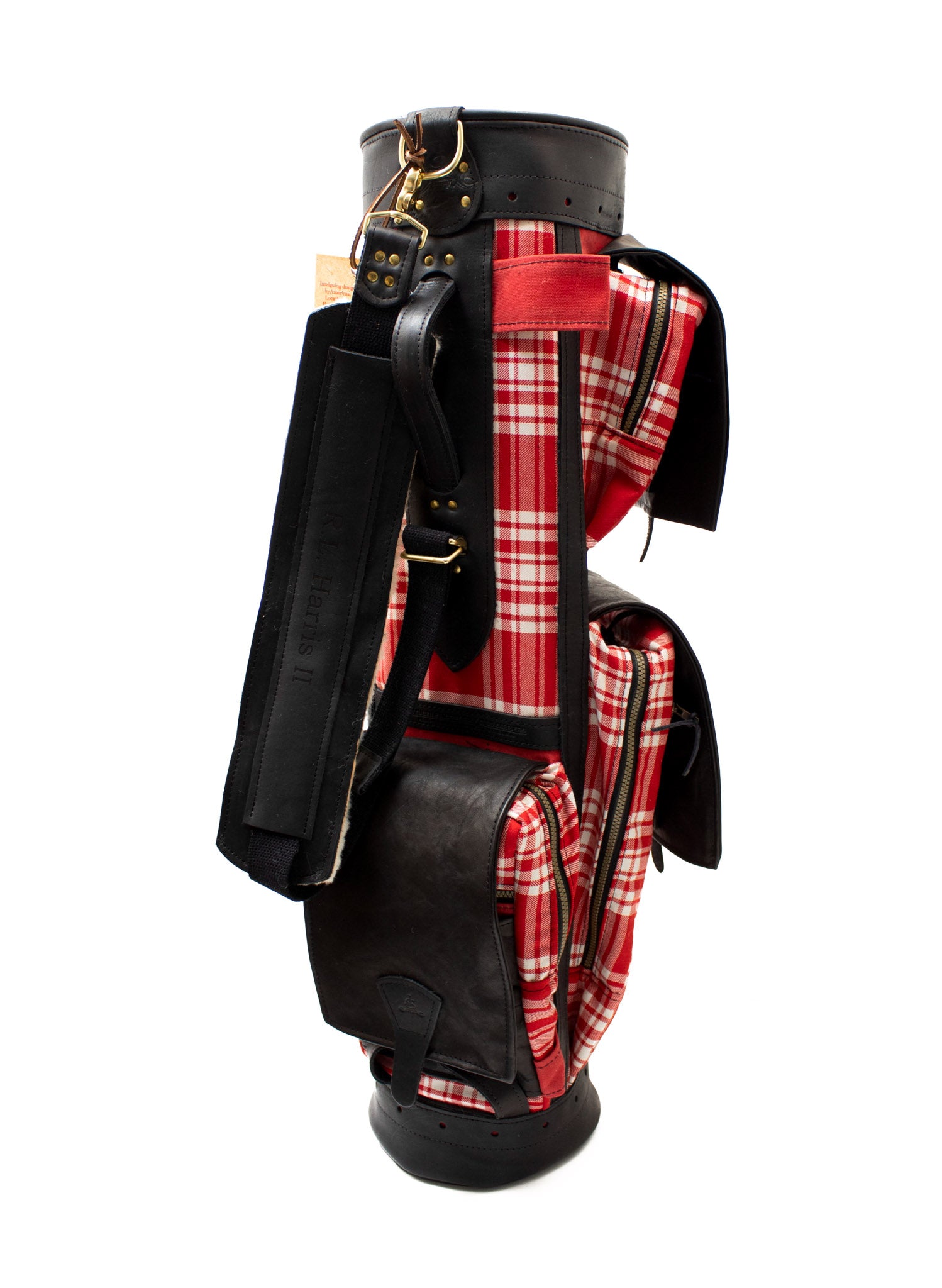 8" Tartan Gran Tour- Red/ White Menzies Tartan- Steurer & Jacoby