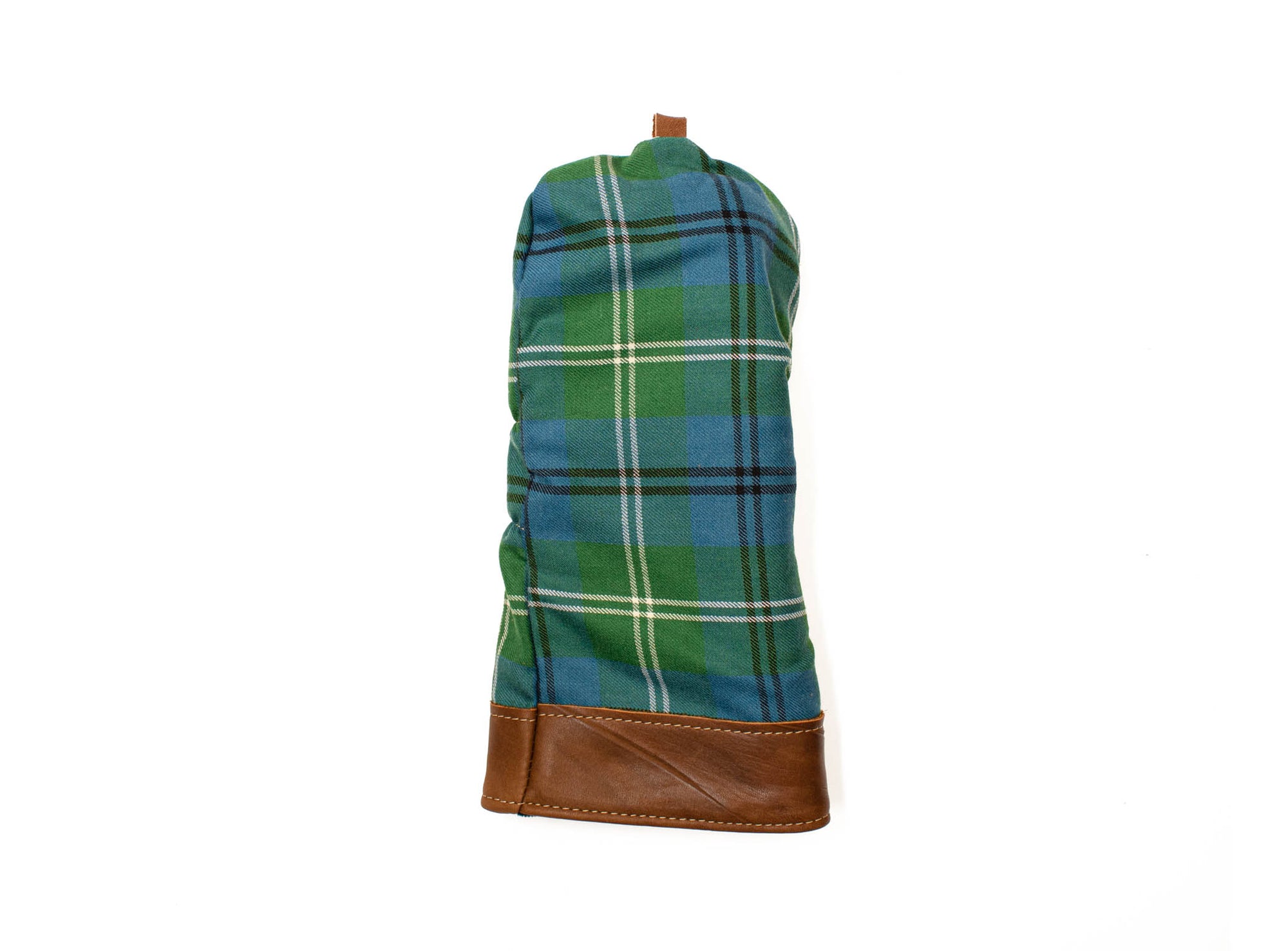 Leather & Tartan Driver Cover- Melville OC Tartan- Steurer & Jacoby