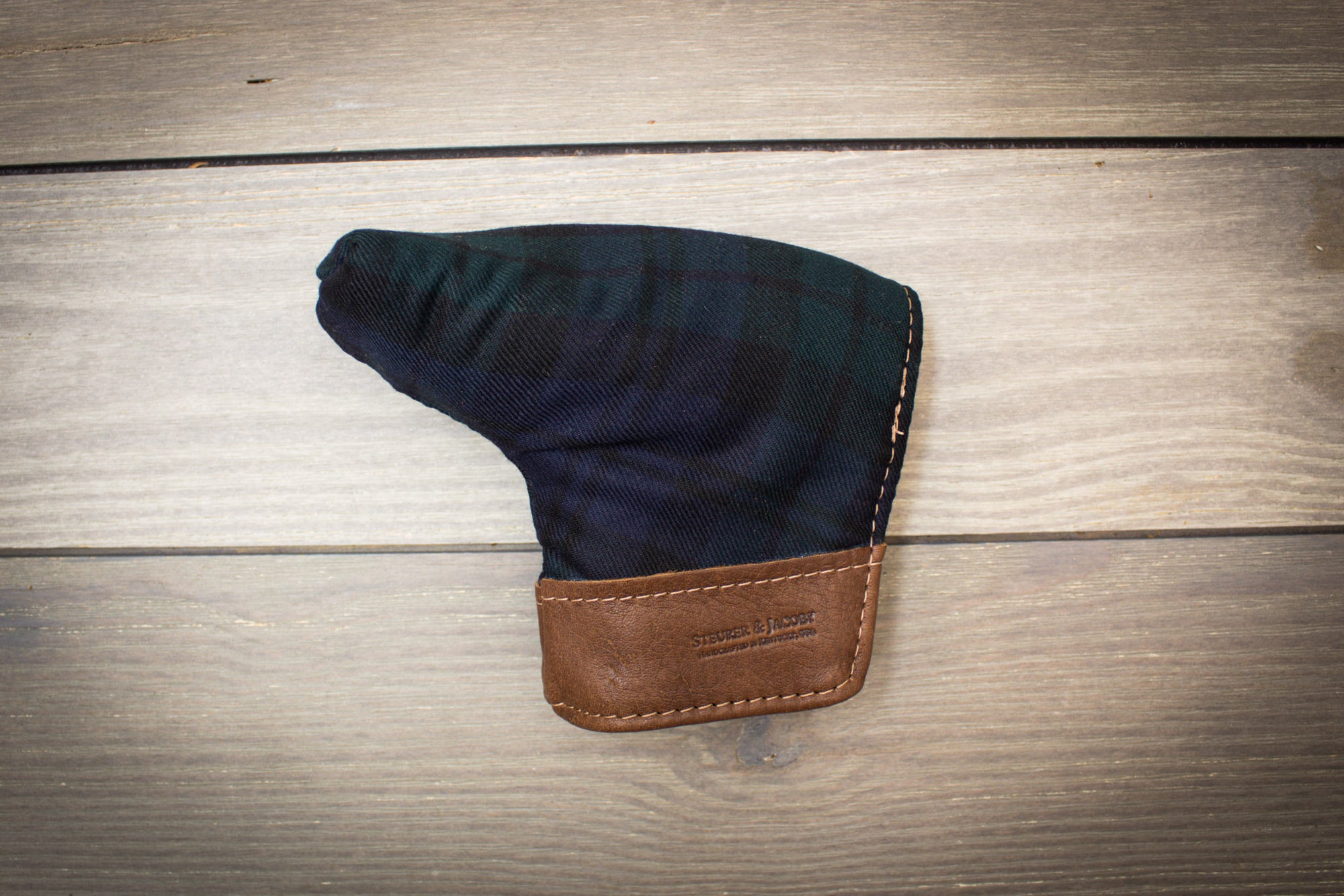 Modern Blackwatch Tartan Putter Cover- Steurer & Jacoby