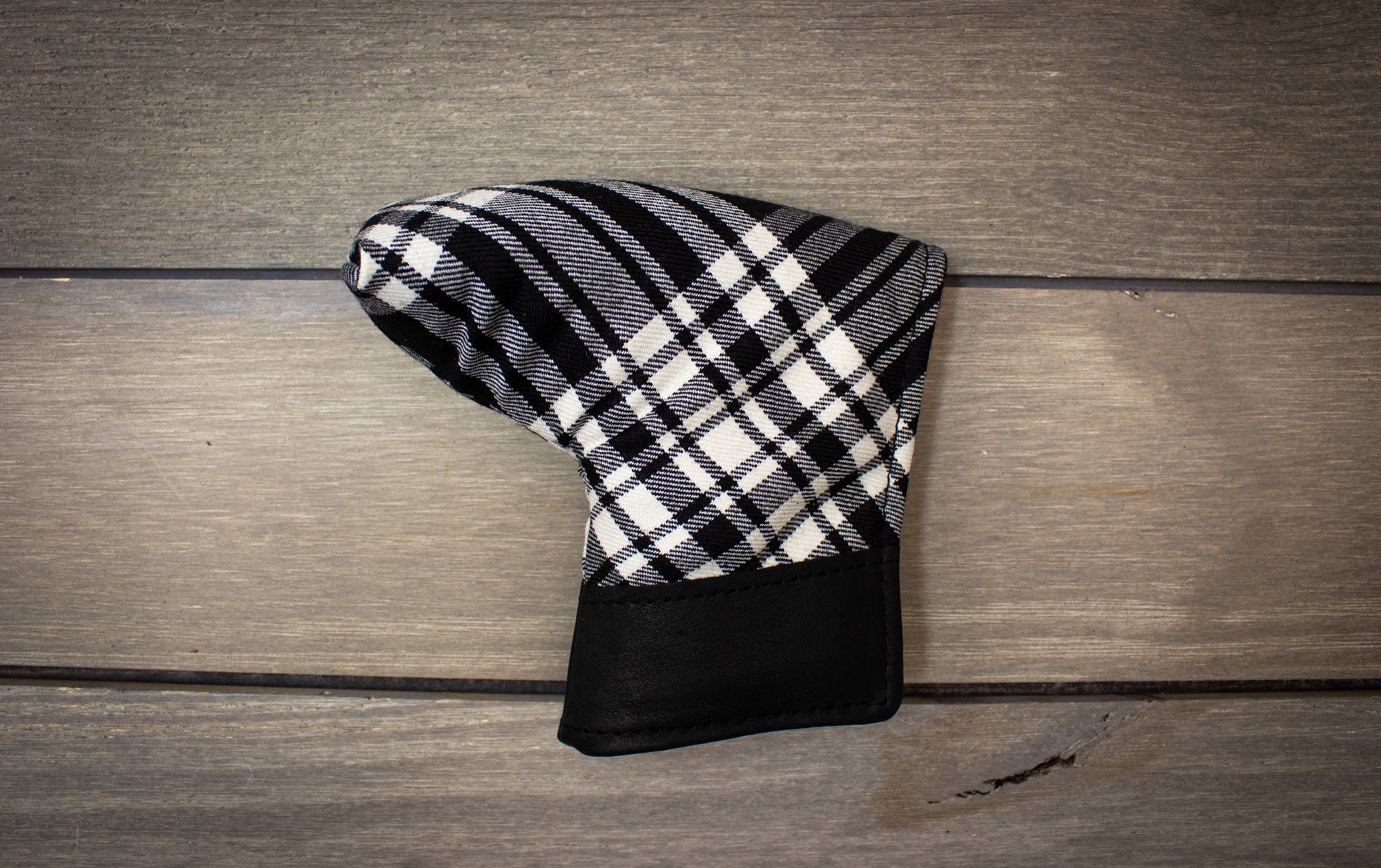Black / White Menzies Tartan Putter Cover- Steurer Jacoby