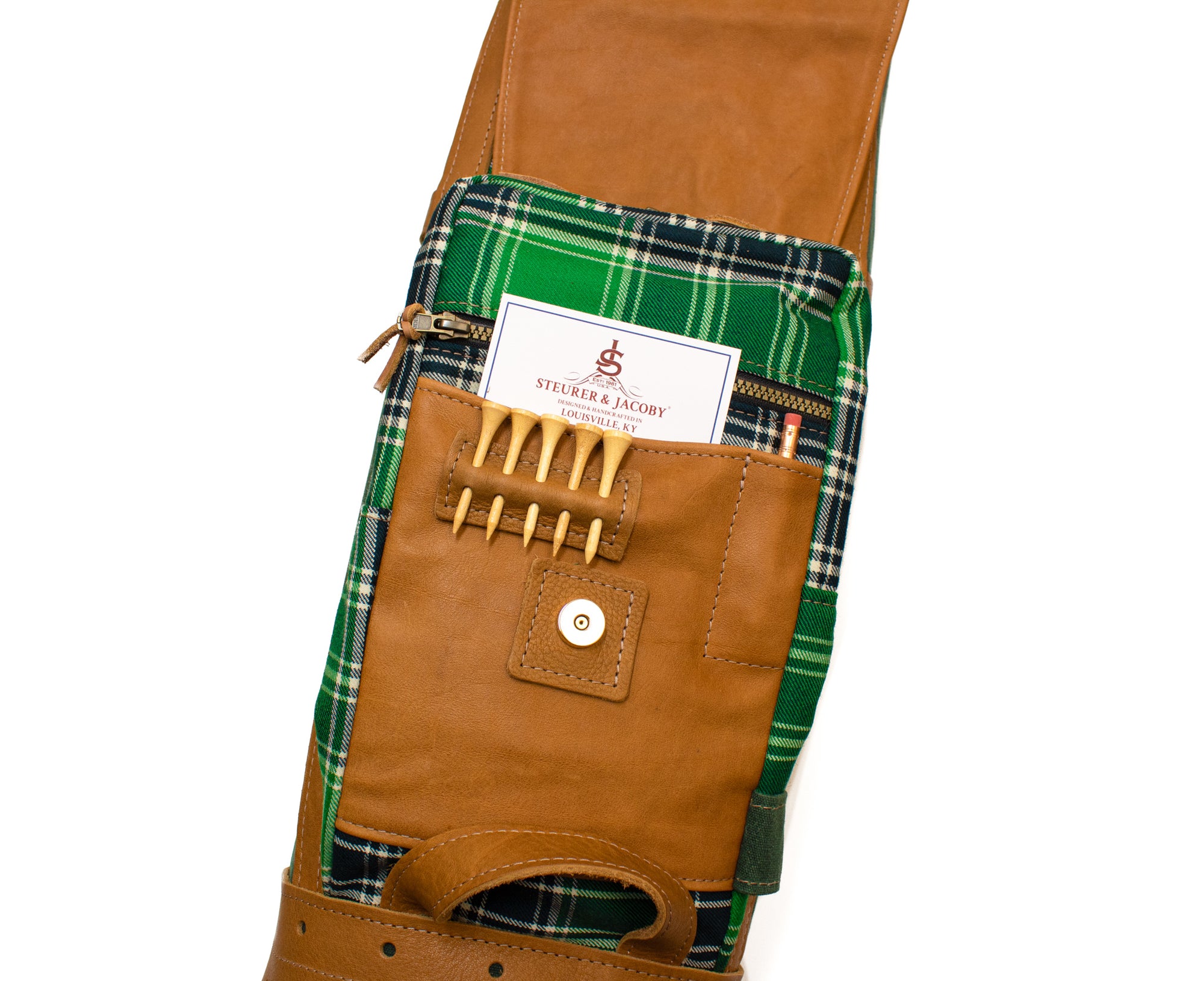 8” Sunday Style Tartan Golf Bag - Steurer & Jacoby