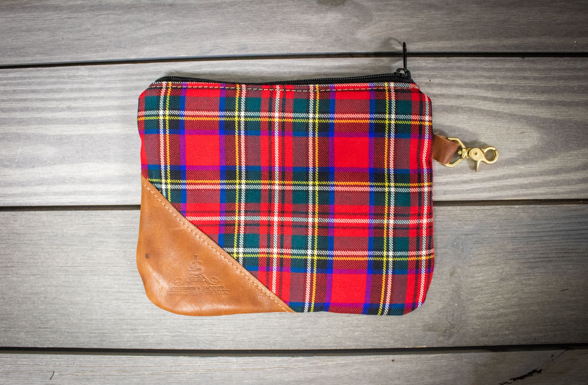 Stewart Prince Charles Edward Tartan Valuables Pouch- Steurer & Jaocby