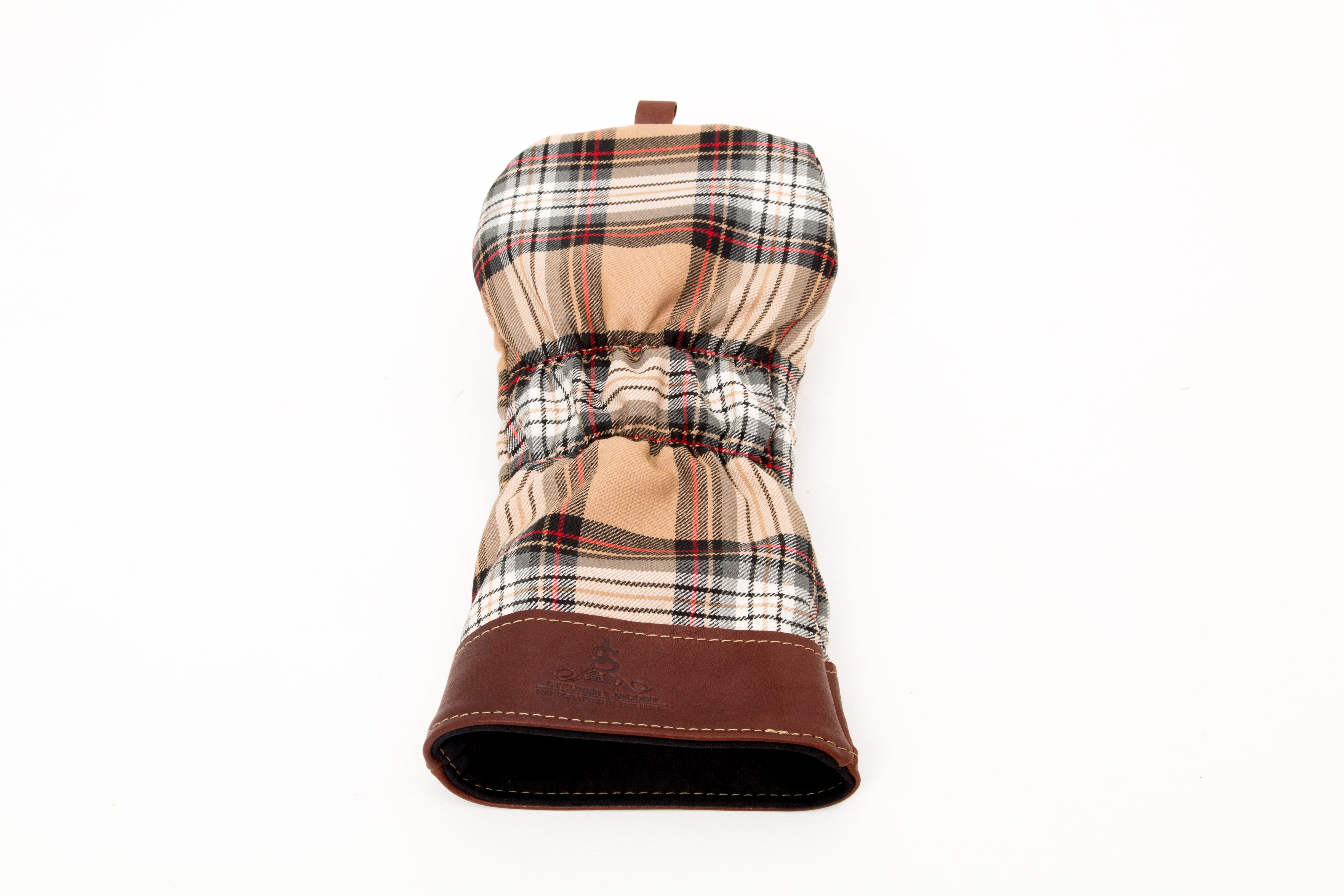 Leather & Wool Tartan Head Cover - Steurer & Jacoby