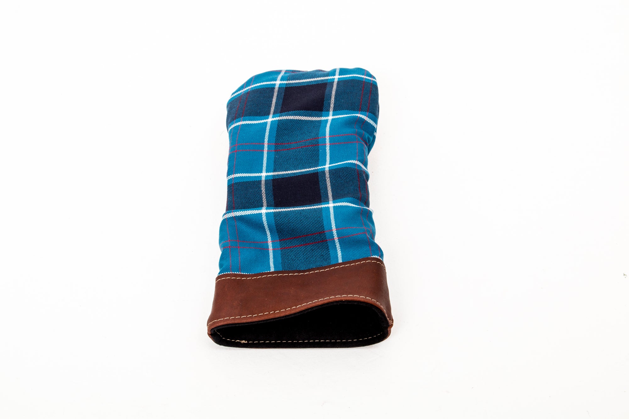 Leather and Wool Tartan Head Cover - Steurer & Jacoby