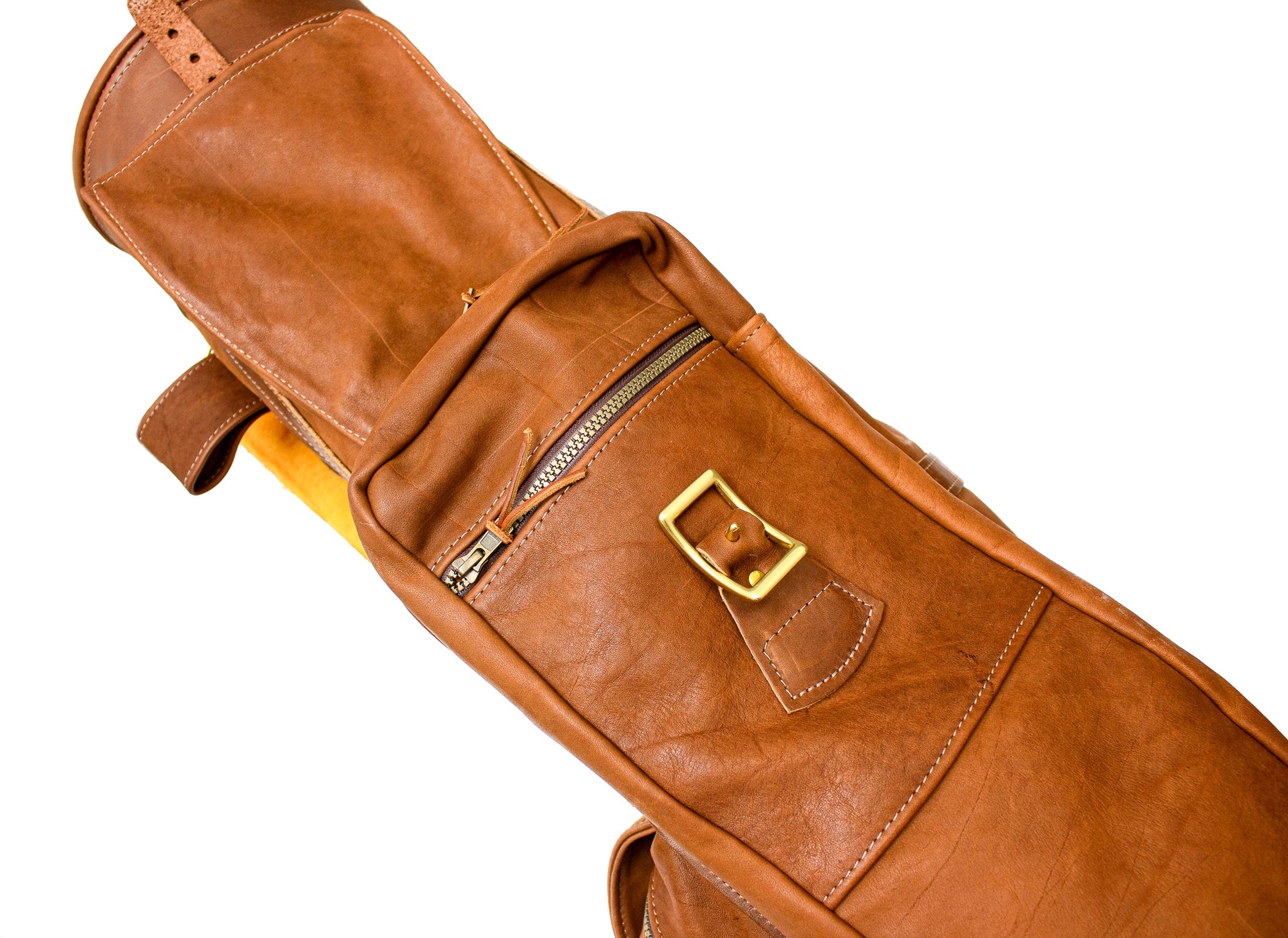 8" Premium Leather Airliner Tour Style Golf Bag - Steurer & Jacoby