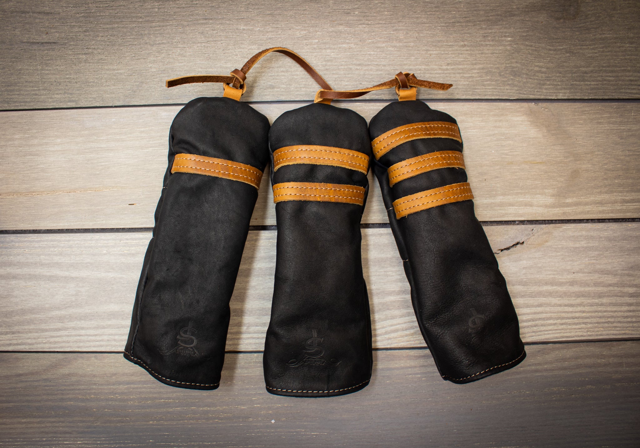 Custom Premium Leather Traditional Style Wood Cover - Steurer & Jacoby