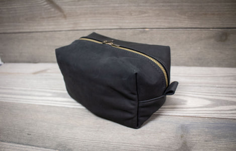 Black Leather Shaving Kit- Steurer & Jacoby