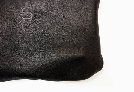 Black Valuables Pouch Personalization - Steurer & Jacoby