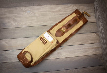 British Tan Original Pencil Golf Bag- Steurer & Jacoby
