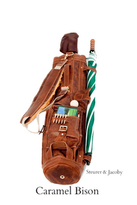 Custom Premium Leather Pencil Style Golf Bag - Steurer & Jacoby
