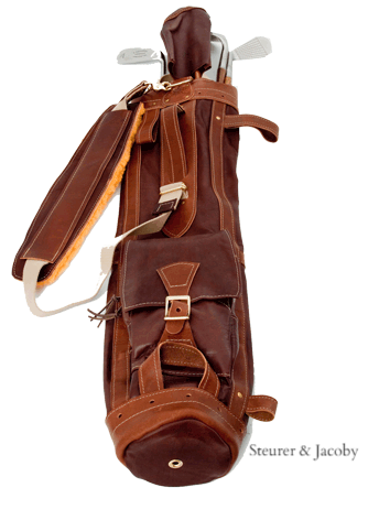 Custom Premium Leather Pencil Style Golf Bag - Steurer & Jacoby