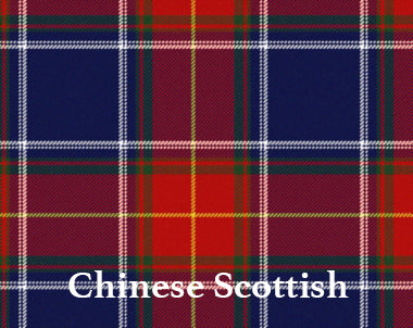 Tartan and Leather Shoe Bag - Steurer & Jacoby