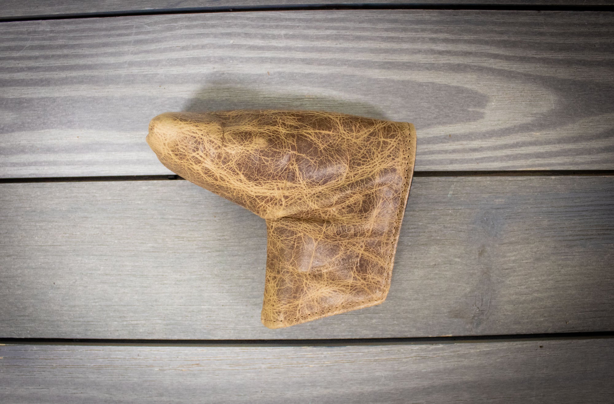 Chocolate Bison Leather Putter Cover- Steurer & Jacoby