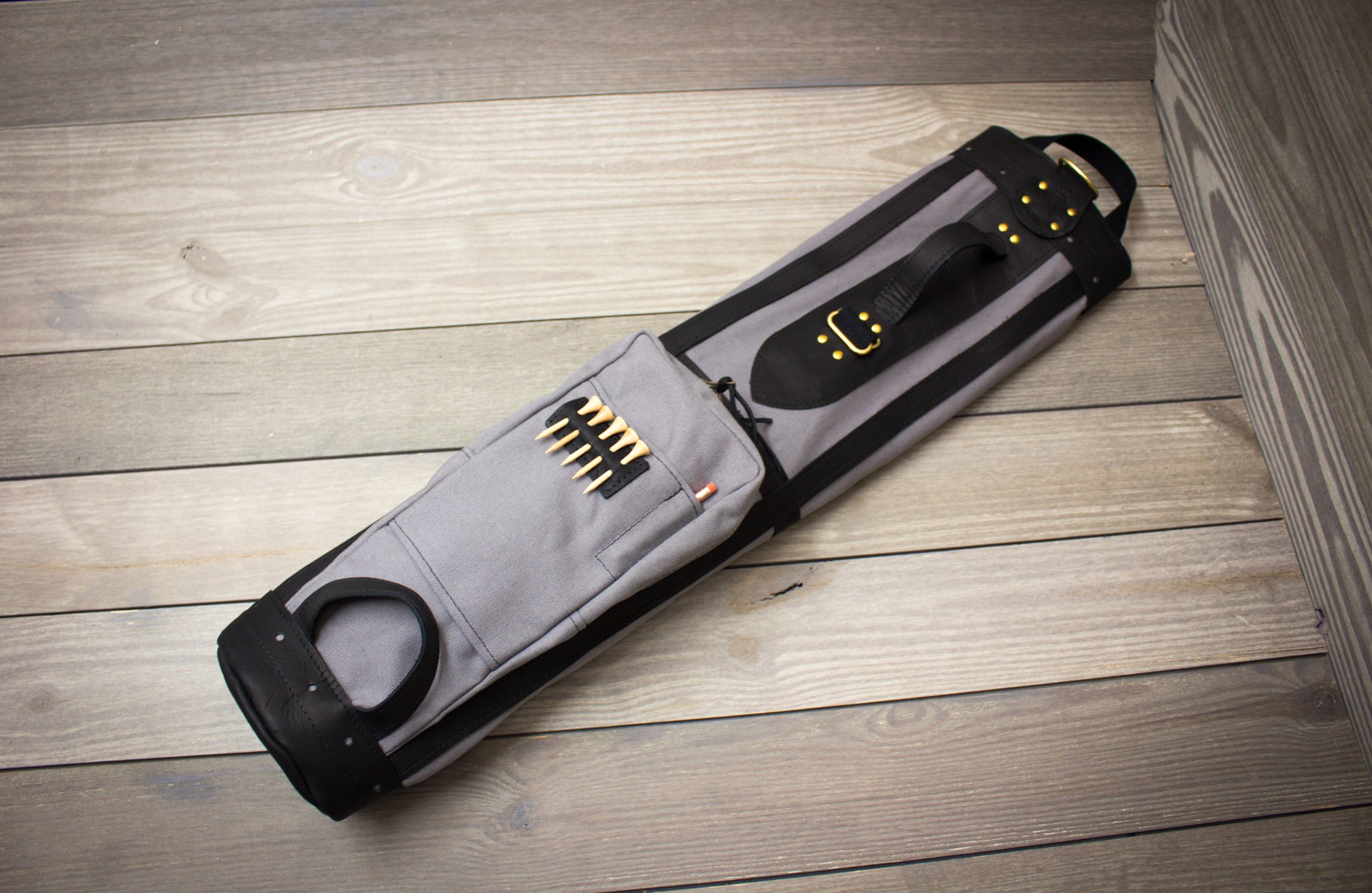 Gray Pencil Style Golf Bag- Steurer & Jacoby