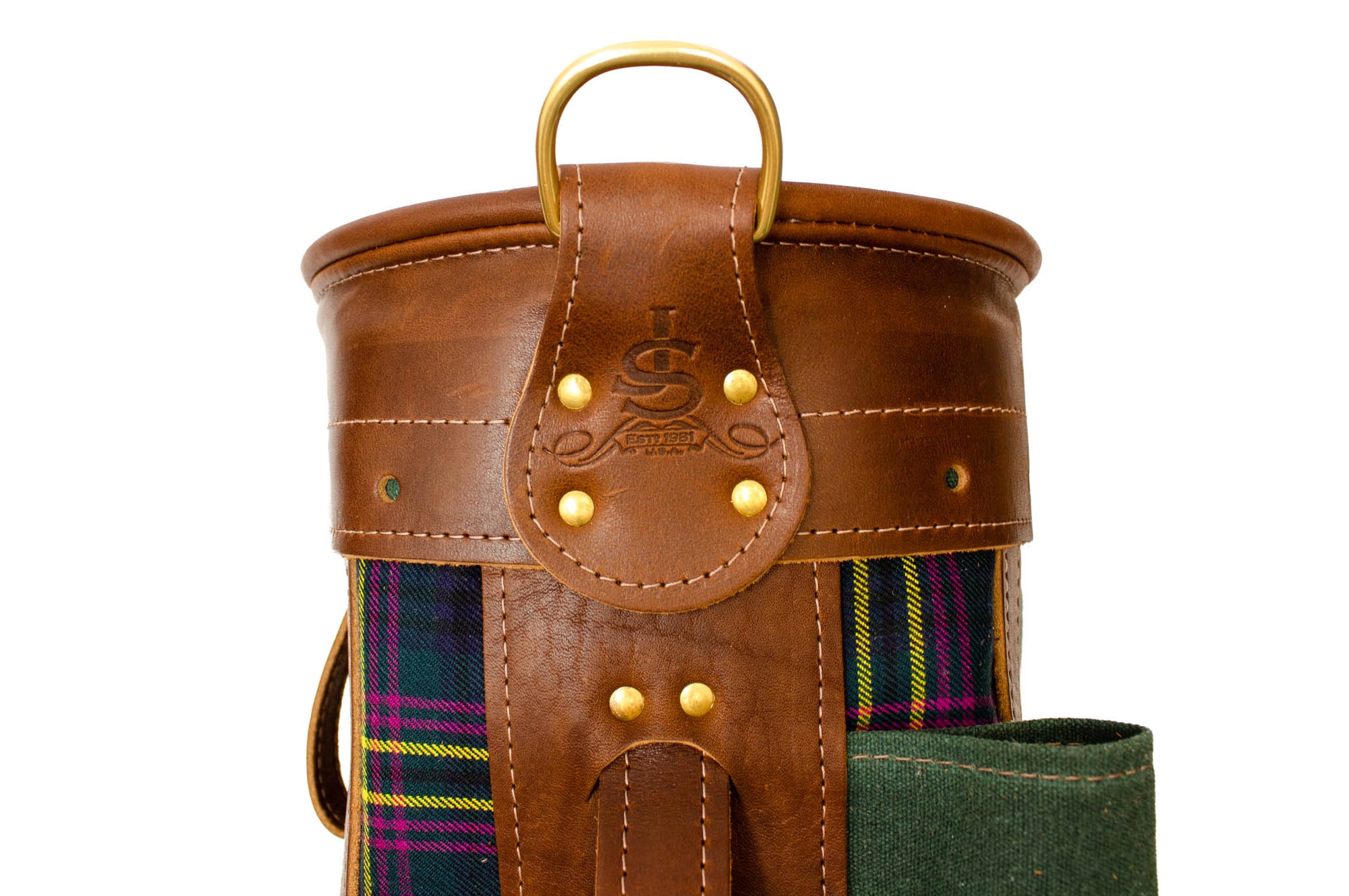Tartan & Leather Sunday Top Cuff- Kennedy Modern- Steurer & Jacoby