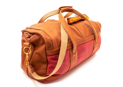 Tour Duffel with Leather Flap and Ends - Steurer & Jacoby
