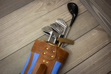 Original Pencil Golf Bag with Golf Clubs- Steurer & Jacoby 