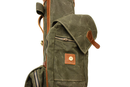 Olive Airliner Golf Bag Large Pocket- Steurer & Jacoby