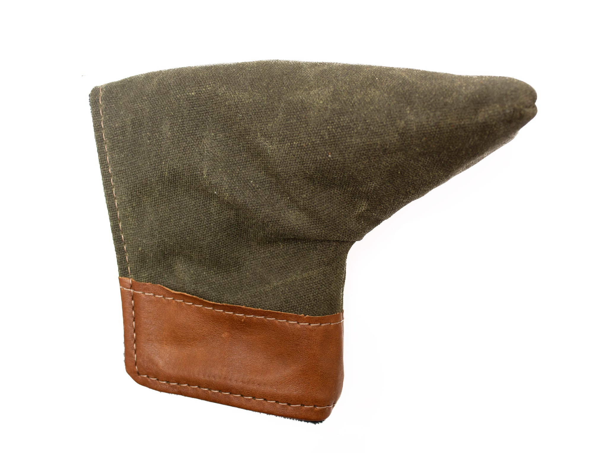 Putter Cover- Waxed Cotton Duck and Leather - Steurer & Jacoby