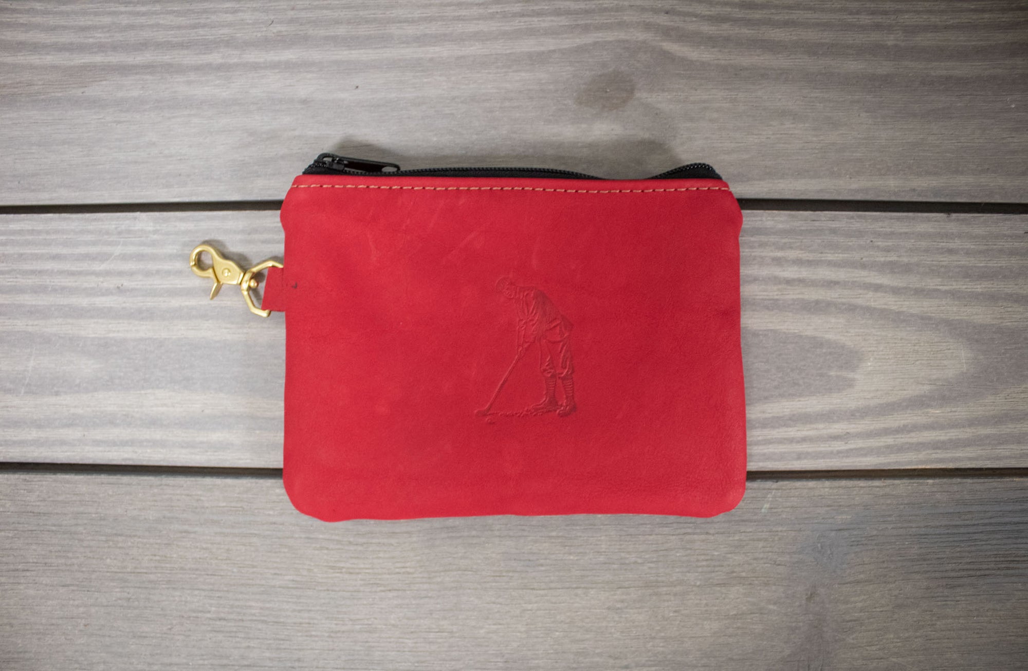 Red Small Golf Tee Bag- Steurer & Jacoby