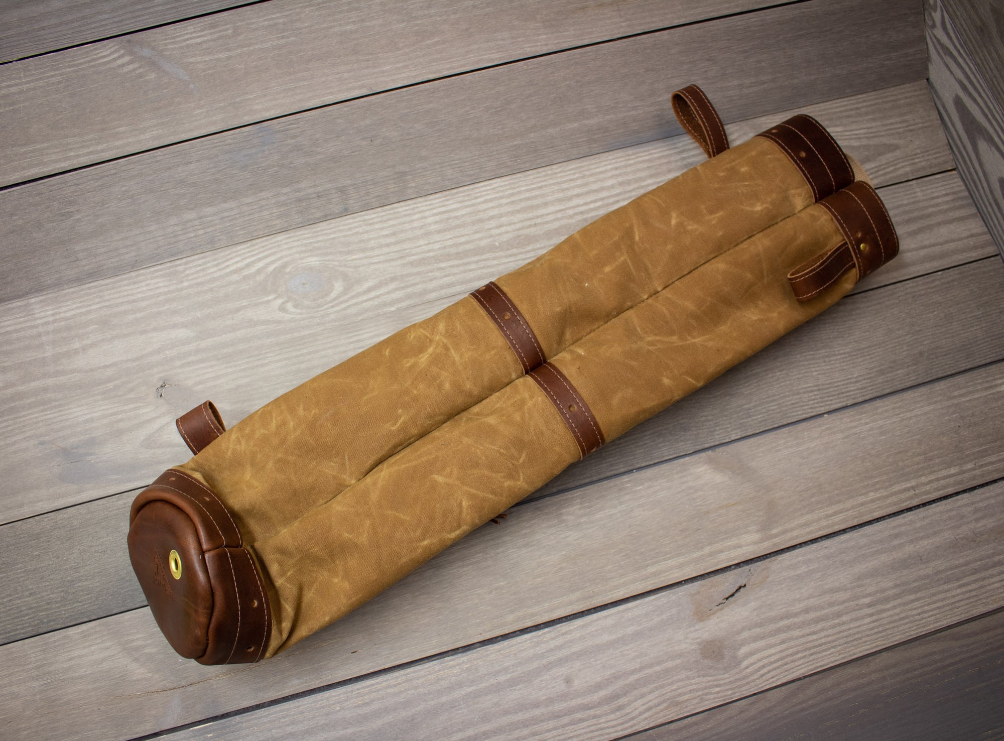 The Stewart Camel Modern Tartan Pencil Style Golf Bag- Steurer & Jacoby