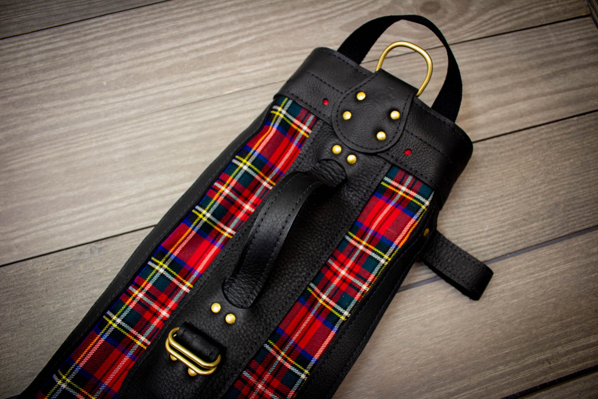 The Stewart Modern Pencil Golf Bag with Black Leather- Steurer & Jacoby